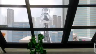[360° VR]巨大化しながら近づいてくるサブカルチャーミクちゃん[MMD Giantess POV]