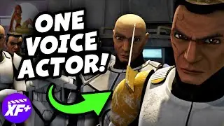 How ONE Actor Voiced Every Single Clone Trooper! 🤯 #shorts #starwars