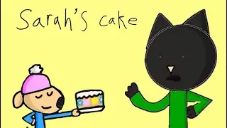 Chris, the cat comic dub | Sarah’s cake ￼￼