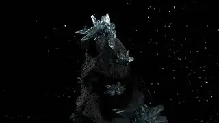 [3D artwork] black crystal