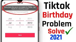 how to fix sorry looks like you're not eligible for tik tok