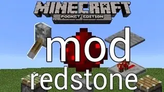 Mod Épico - Redstone #Como Do PC /Minecraft Pe 0.10X