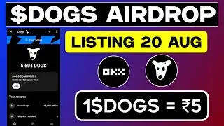 $DOGS Token Listing Update | DOGS Price Prediction | DOGS Airdrops | DOGS  type Airdrops