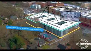 Drone footage with Motion Tracking Graphics and Editing  - Uncommon NCSU Project