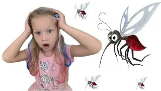 Ledy bee против комаров в своем доме. видео для детей pretend play мультфильм про комаров и Настю