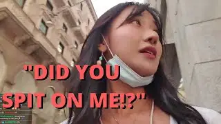 Kid Keeps SPITTING boba tea on Jinnytty