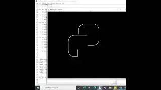 how to draw python logo using turtle graphic 