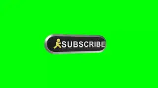Green Screen Subscribe Button Animated  Royalty Free Video 0006