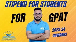 STIPEND DISBURSEMENT BY PCI | STIPEND FOR 2023-24 AND 2024-25 | GPAT | NIPER | PHARMAMINDS