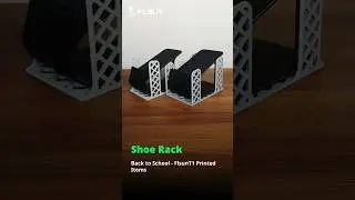 3D printed student dorm shoe rack, small body, large capacity, say goodbye to chaos😎 #flsun