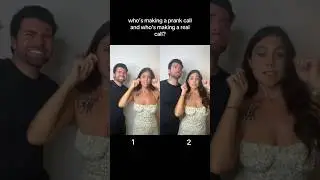 WHICH one is making a prank call and which one a real call?!