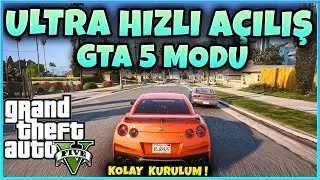GTA5 ULTRA HIZLI AÇILIŞ MODU | GTA 5 DiREK  STORY MODUNA GiRMEK | INTRO SiLME | GTA 5 SKIP INTRO |