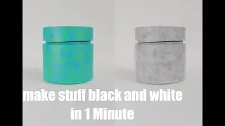 How to make anything black and white in 1 Minute in Blender Tutorial