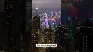 My first time in Hong Kong!! This city has incredible vantage points. #hongkong #timelapse