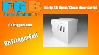 Unity 3D Open and Close Door Script C#