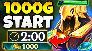 Azir but I start the game with 1000 gold (SPEEDRUN TO LATE GAME)