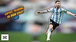 |CAPCUT 3D ZOOM PRO EFFECT IN CAPCUT INSTAGRAM REELS EDITZ |MESSI 🔥🇦🇷 #messi #capcut