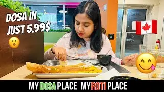 Best Dosa in Toronto/ GTA in 5.99$ MY DOSA PLACE/ MY ROTI PLACE Mississauga #dosa #foodvlog #food