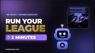 Set Up a Discord League Bot in 2 Minutes 🏆 [Tackify Tutorial]