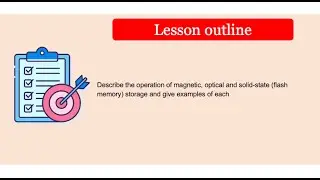 Unit 3 Lesson 13 - Secondary Storage - Magnetic, Solid-State and Optical