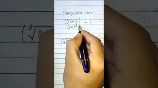 Math Simplification Trick | Simplification of Cube Root and Exponent