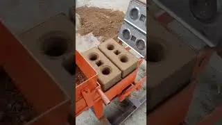 manual soil clay mud interlocking brick making machine for lego brick 