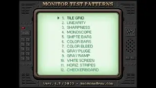 Monitor Test Patterns 1.3 for Neo Geo MVS / AES / CD