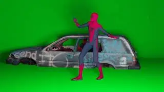 Spider man Dancing on Green Screen //@greenscreengen