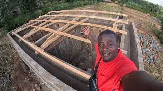 Good News!!! Finally We Start Roofing At My Dream Home.