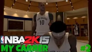 NBA2k15 MyCARRER Part Two FIRST GAME CHEESE!