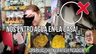 LLOVIÓ a la ANTIGUA 🌧️Me SUBI al TECHO | Cazuelita 🍜 y SOPAIPILLAS pasadas y fritas|HÁBITO en pareja