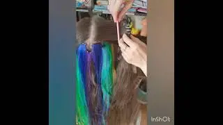 Мастер класс, радужные волосы 🌈