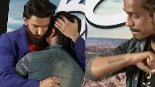 Ranveer Singh almost CRIES for a fan who tattooed his NAME | Uncut VIDEO
