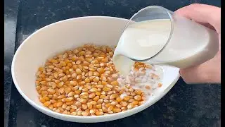 JOGUEI 1 COPO DE LEITE NO MILHO DE PIPOCA / CHEFE DE COZINHA ME ENSINOU