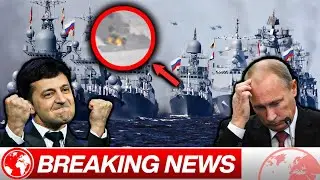 ¡La flota de Putin Arde! Video muestra al "Almirante Makarov" (el barco más avanzado) Destruido