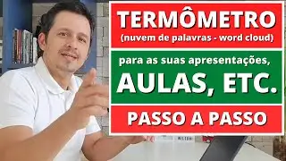 [Tutorial 2021] NUVEM de PALAVRAS no MENTIMETER. Termômetro para aulas INTERATIVAS, reuniões, etc.