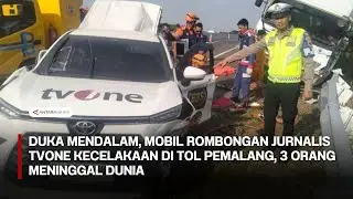 Duka mendalam, mobil rombongan Jurnalis tvOne kecelakaan di Tol Pemalang, 3 orang meninggal dunia
