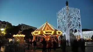 Carousel at Lisbon in Portugal