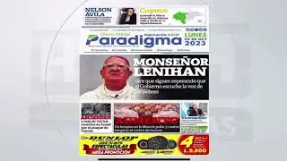 Titulares de Portada presentadas en HCH 9 DE OCTUBRE DEL 2023-Portada de Diario Digital Paradigma