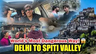 Delhi to SPITI VALLEY | MOST DANGEROUS HIGHWAY | Mihirvlogs