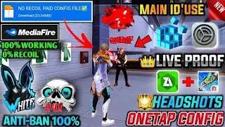 Free Fire Auto Headshot Config File🎯🌠 Macro Aimbot + No Recoil Regedit ‼️ Antiban VIP Script 👽