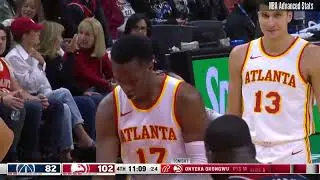 Onyeka Okongwu 16 pts 11 reb 2 ast vs Washington Wizards | 2023-11-01
