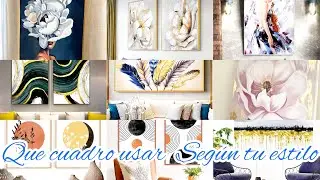 Cuadros en tendencia para sala /decoración de sala 