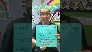 Speech Sounds During Play | SLP
