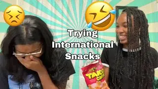 Trying International Snacks.....(We recovered)| China J.|