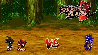 SSF2 Mods: Dark Sonic and Dark Shadow vs Mecha Sonic