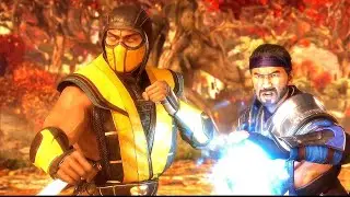 MK 11 Ultimate - Scorpion & Sub Zero vs Fujin and Shang Tsung Cinematic ULTRA HD 4K