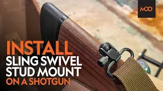 How to Install Sling Swivel Stud Mounts onto your Shotgun | MDO Projects