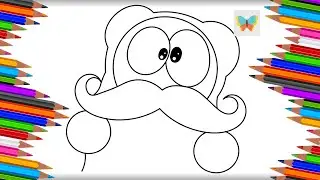 Как нарисовать Желейного Медведя Валеру с усами | Рисуем и Учим Цвета | Kids Coloring