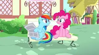 Rainbow Dash finding out her favorite author is retiring